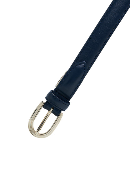 calf leather thin belt