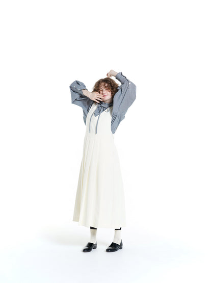 pleated jumper skirt〈new color〉