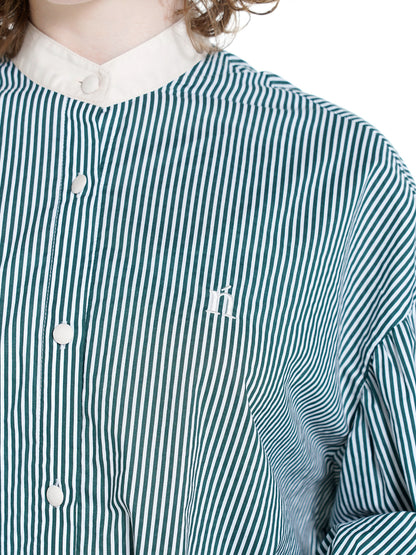 volumesleeve stripe shirt OP