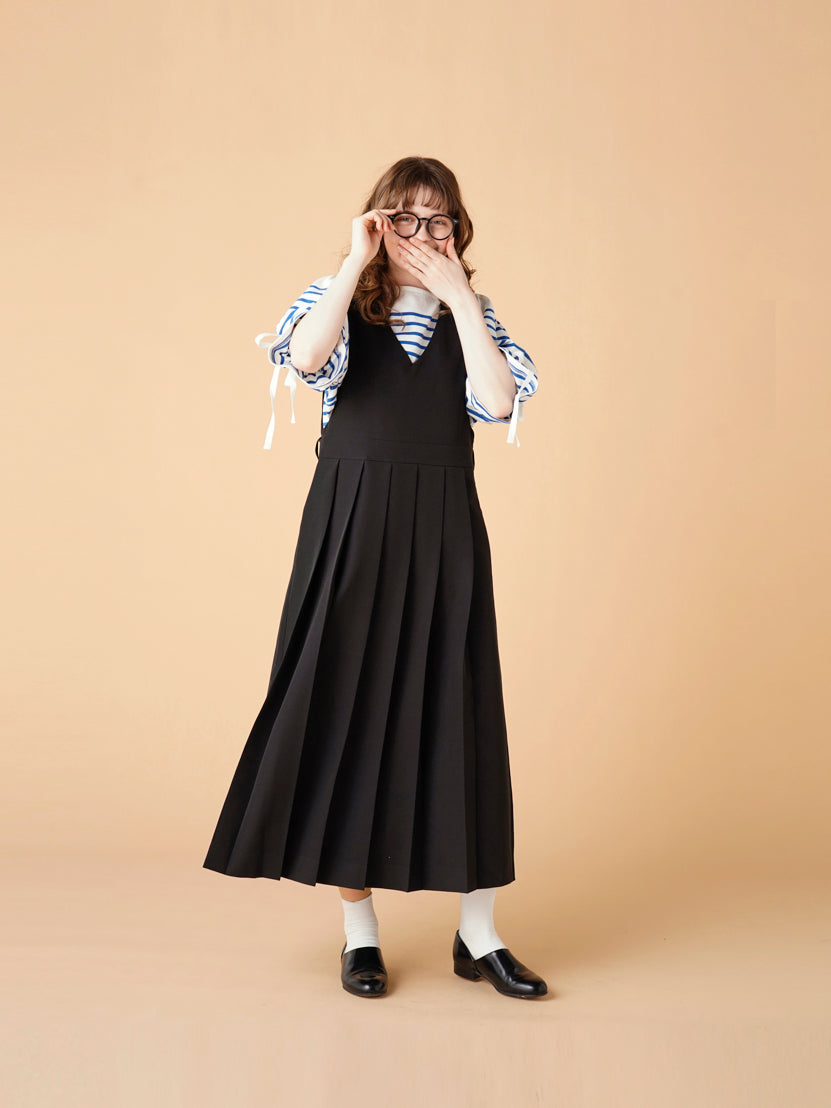 pleated jumper skirt – natiam
