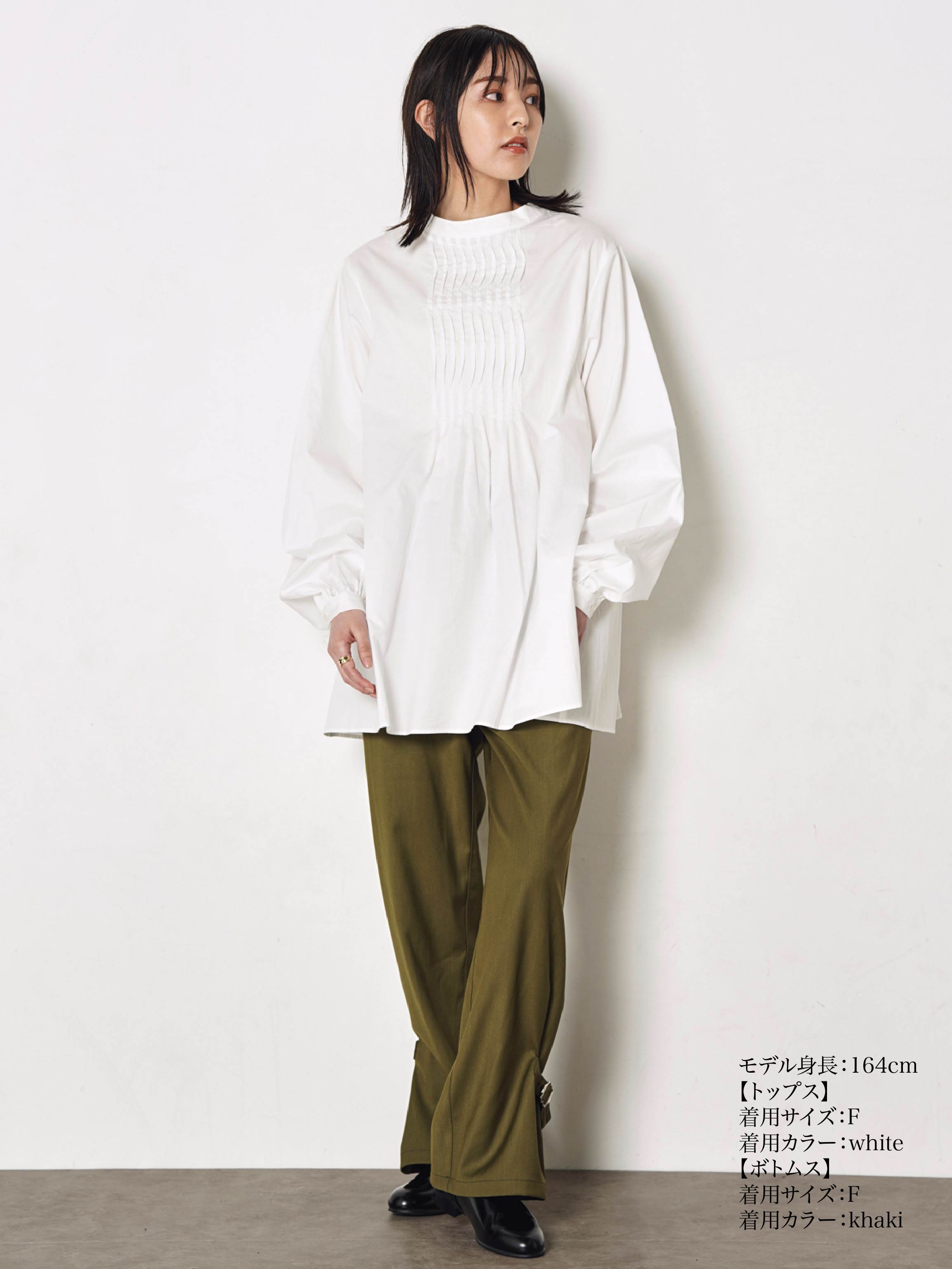 front tuck blouse