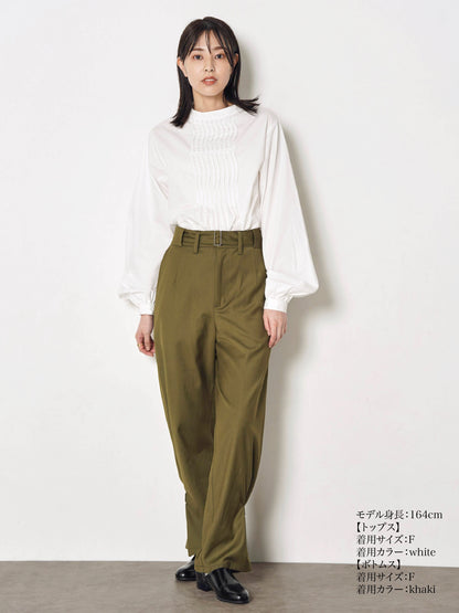 front tuck blouse