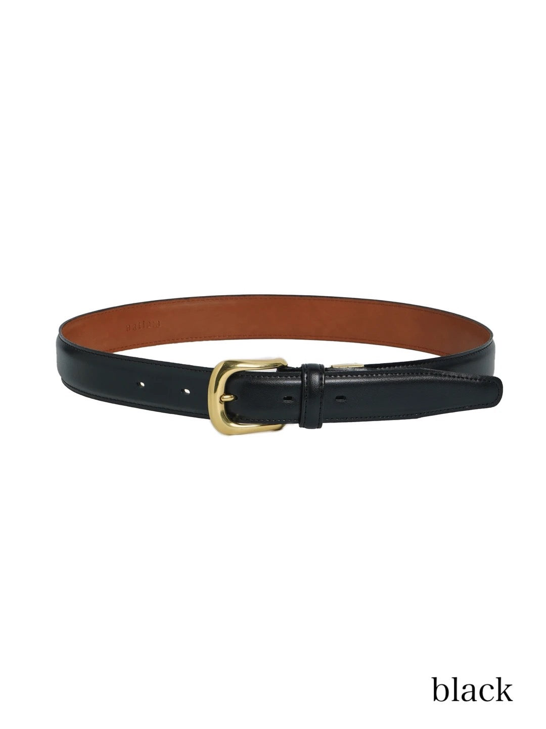 calf leather belt